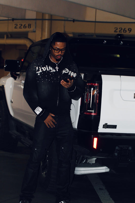 "Divine Radiance" Zip-Up